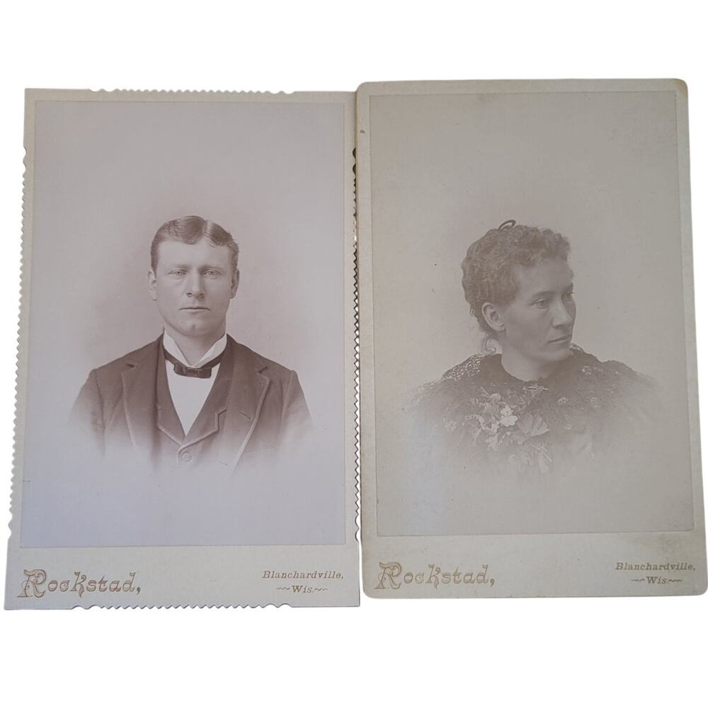 Antique Cabinet Card Photos‎ Lot Wisconsin Victorian Ephemera Portraits